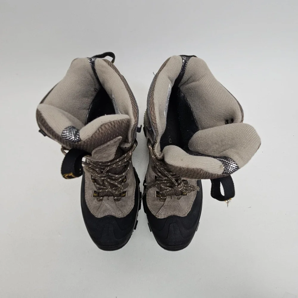 Columbia Bugaboot Plus III Mens 9.5 Grey Omni-Heat Waterproof Winter Snow Boots